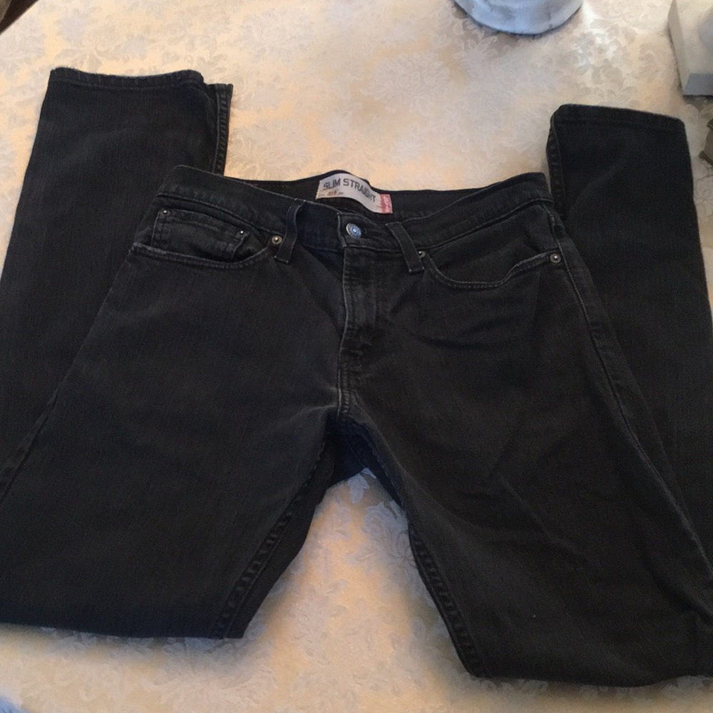 Levi’s 514 black Slim Straight jeans